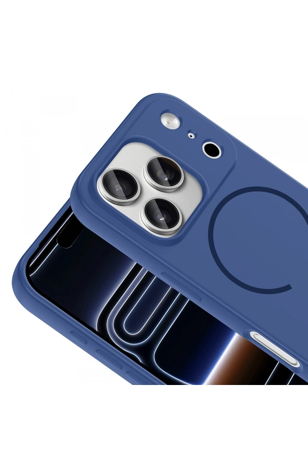 Apple iPhone 17 Pro Max Kılıf M-safe Şarj Özellikli Zore Meta Kapak