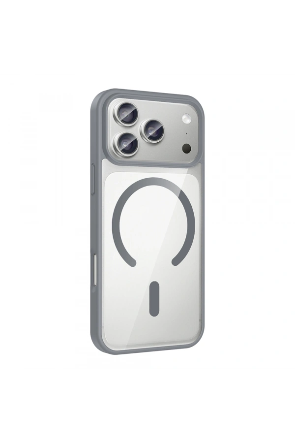 Apple iPhone 17 Pro Max Kılıf M-safe Wireless Şarj Özellikli Silikon Zore Ege Kapak