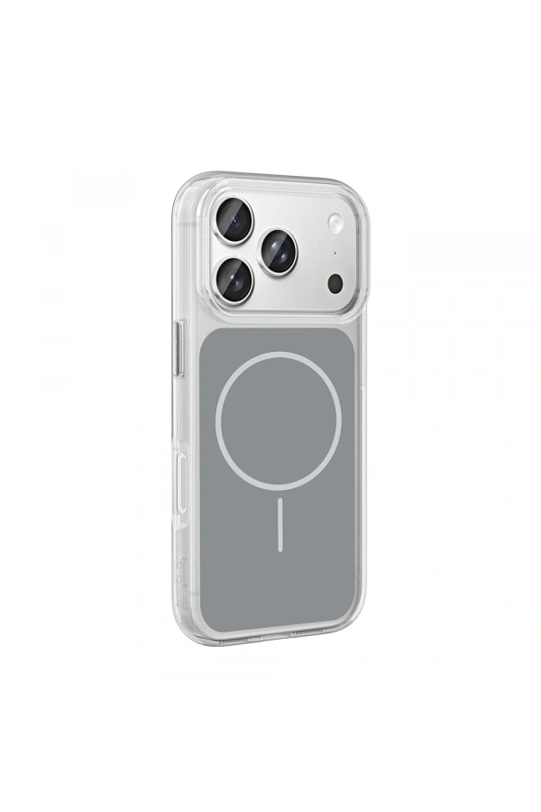 Apple iPhone 17 Pro Max Kılıf Metal Buton Tasarımlı Zore İkonik Sert Silikon Kapak