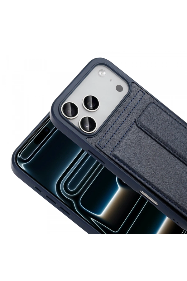 Apple iPhone 17 Pro Max Kılıf PU Deri Kartlıklı Zore Sevilla Kapak