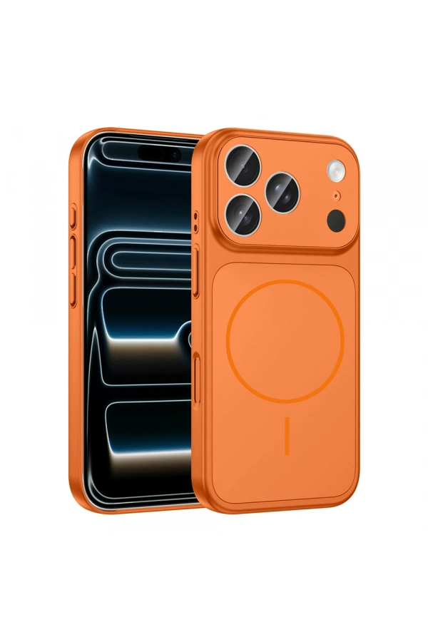 Apple iPhone 17 Pro Max Kılıf Zore M-Safe Şarj Özellikli Kamera Korumalı Formen Kapak