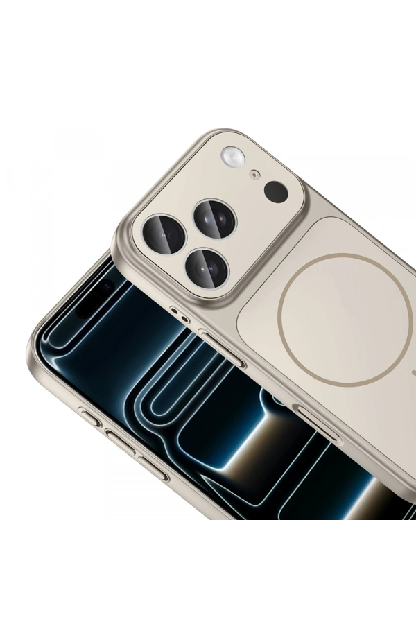 Apple iPhone 17 Pro Max Kılıf Zore M-Safe Şarj Özellikli Kamera Korumalı Formen Kapak