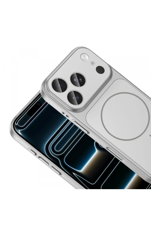 Apple iPhone 17 Pro Max Kılıf Zore M-Safe Şarj Özellikli Kamera Korumalı Formen Kapak