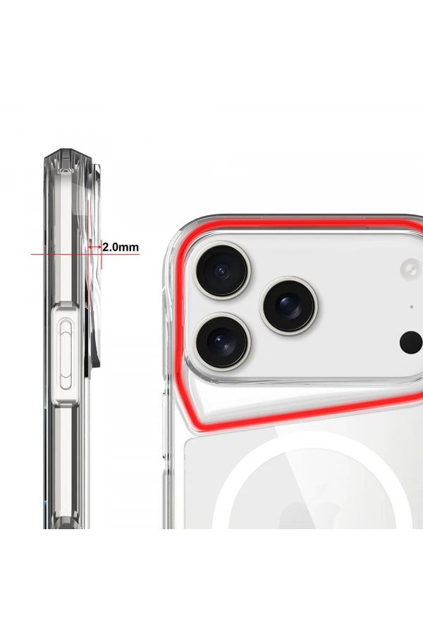 Apple iPhone 17 Pro Max Kılıf Zore M-safe Şarj Özellikli T-Max M-safe Kapak