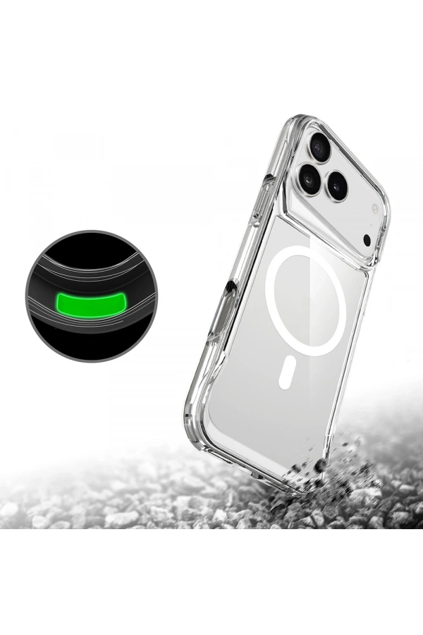 Apple iPhone 17 Pro Max Kılıf Zore M-safe Şarj Özellikli T-Max M-safe Kapak