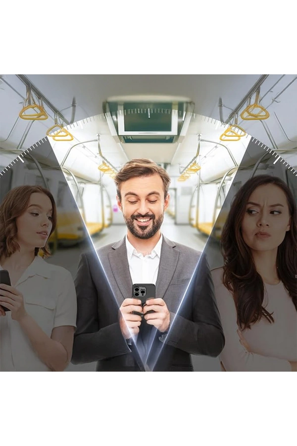 Apple iPhone 17 Pro Max Zore 2.5D Oliv Privacy Temperli Cam Ekran Koruyucu + Kolay Uygulama Aparatı
