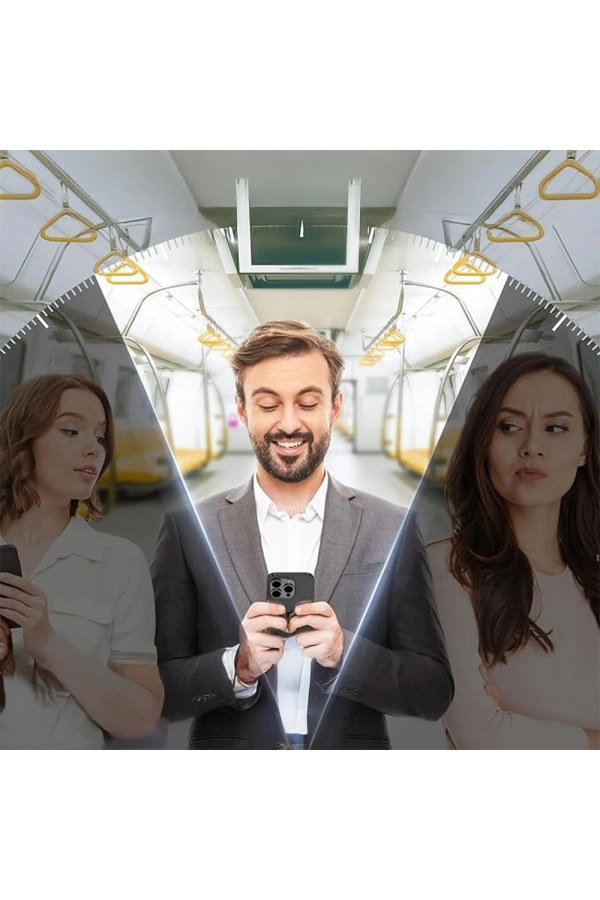 Apple iPhone 17 Pro Zore 2.5D Oliv Privacy Temperli Cam Ekran Koruyucu + Kolay Uygulama Aparatı
