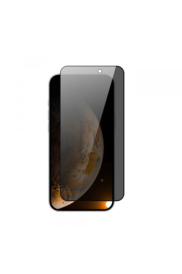 Apple iPhone 17 Zore Rika Premium Privacy Temperli Cam Ekran Koruyucu