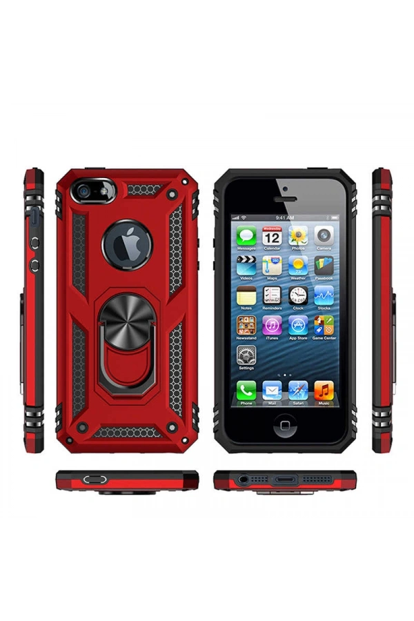 Apple iPhone 5 Kılıf Zore Vega Kapak