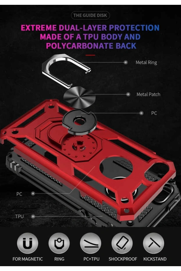 Apple iPhone 5 Kılıf Zore Vega Kapak