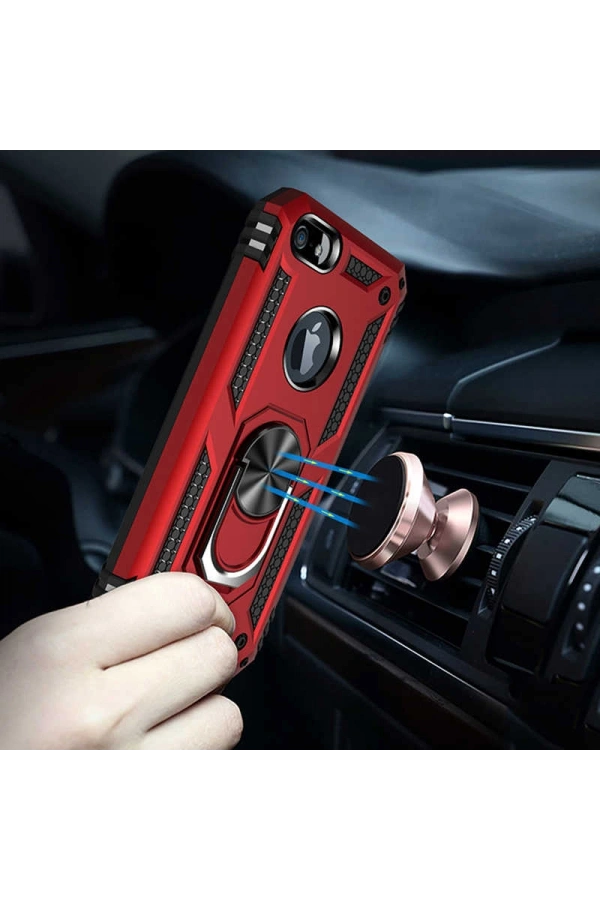 Apple iPhone 5 Kılıf Zore Vega Kapak