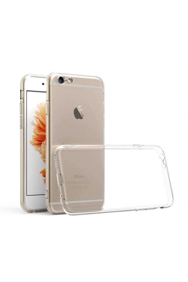 Apple iPhone 6 Kılıf Zore Kamera Korumalı Süper Silikon Kapak