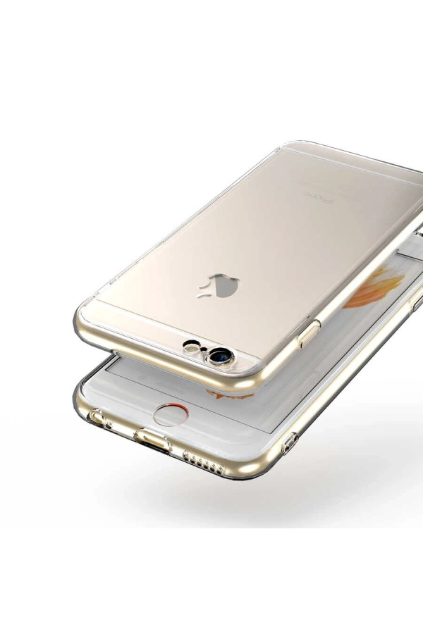 Apple iPhone 6 Kılıf Zore Kamera Korumalı Süper Silikon Kapak