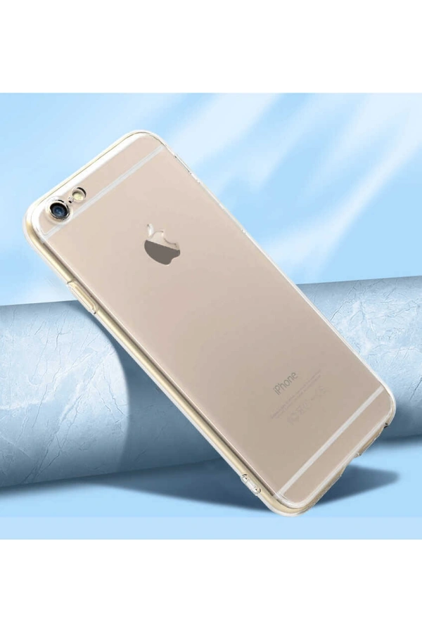 Apple iPhone 6 Kılıf Zore Kamera Korumalı Süper Silikon Kapak