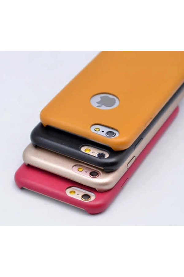 Apple iPhone 6 Plus Kılıf Zore 1-1 Deri Soft Kapak