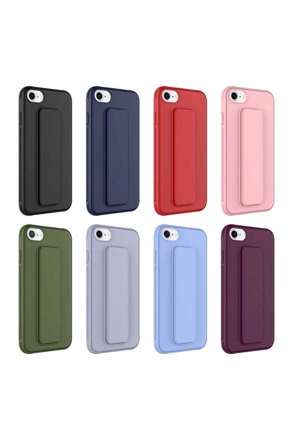 Apple iPhone 7 Kılıf Zore Qstand Kapak