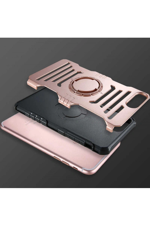 Apple iPhone 7 Plus Kılıf Zore 2 in 1 Kol Bandı