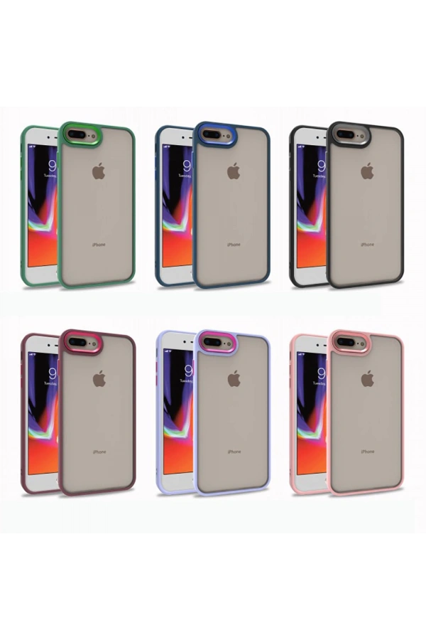 Apple iPhone 7 Plus Kılıf Zore Flora Kapak