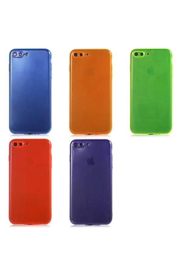 Apple iPhone 7 Plus Kılıf Zore Mun Silikon