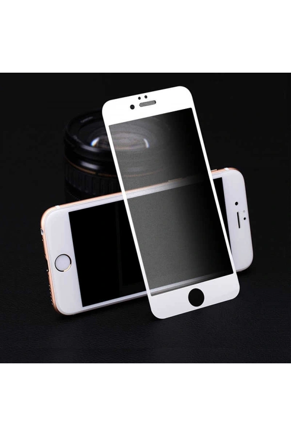 Apple iPhone 7 Zore Anti-Dust Mat Privacy Temperli Ekran Koruyucu