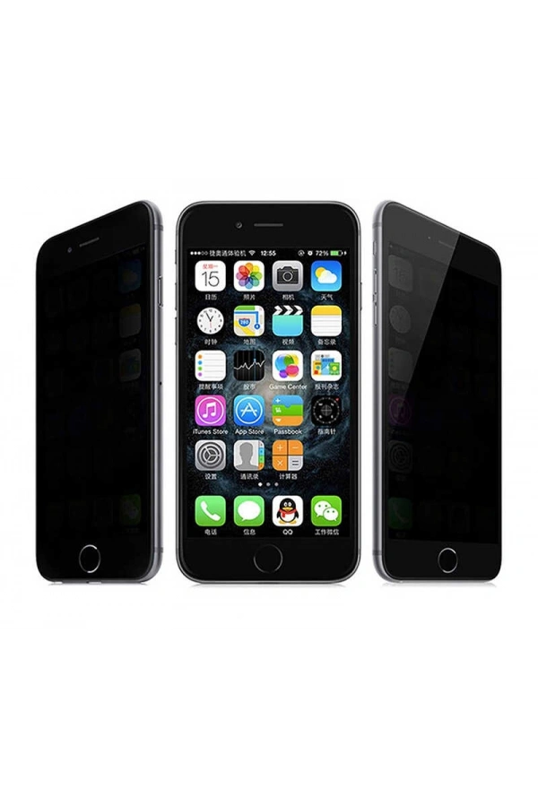 Apple iPhone 8 Davin 5D Privacy Cam Ekran Koruyucu
