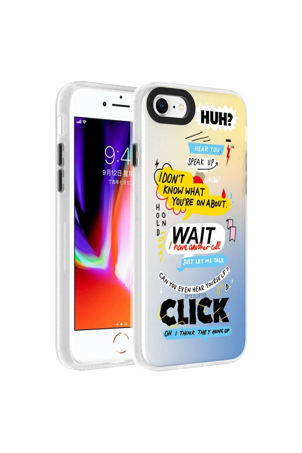 Apple iPhone 8 Kılıf Desenli Zore Dragon Sert Kapak