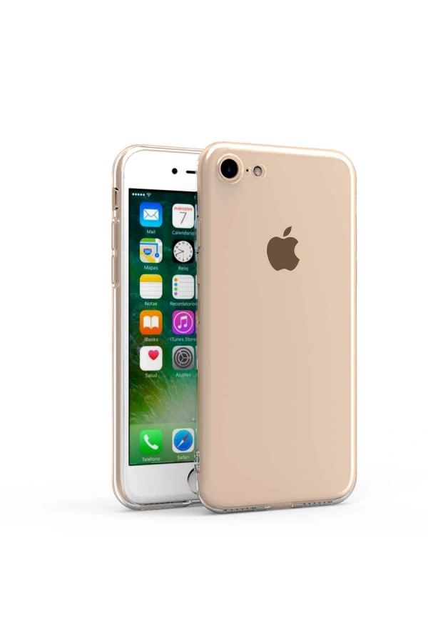 Apple iPhone 8 Kılıf Zore Kamera Korumalı Süper Silikon Kapak