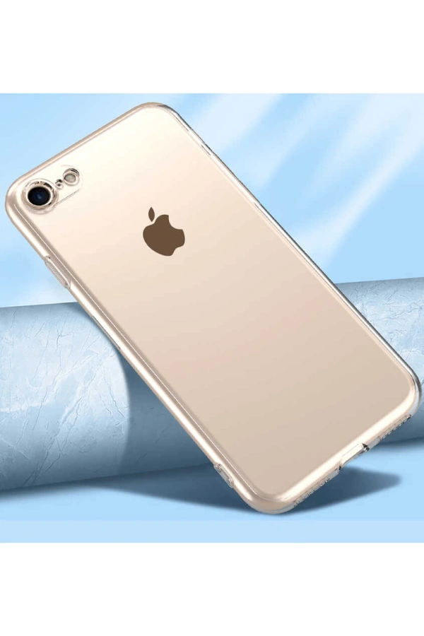 Apple iPhone 8 Kılıf Zore Kamera Korumalı Süper Silikon Kapak