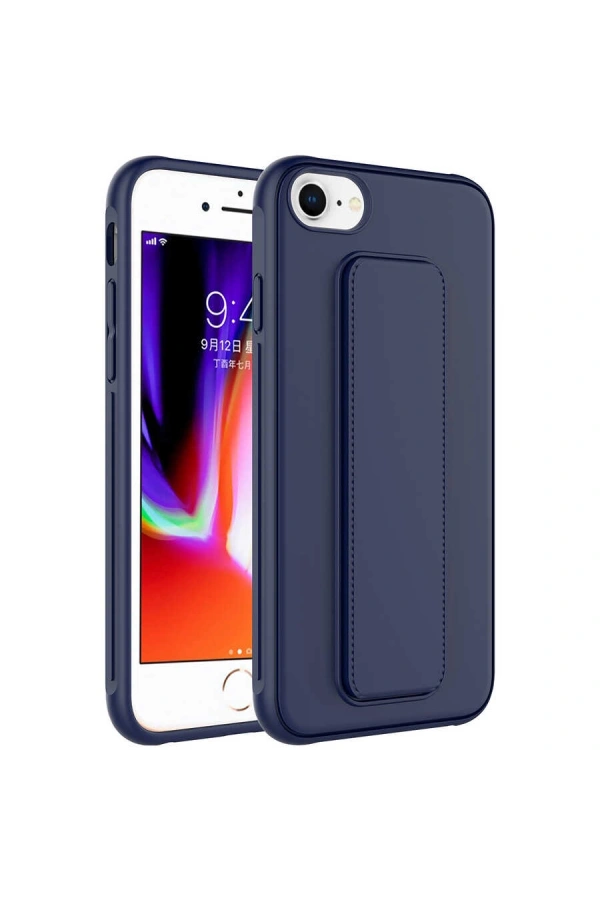 Apple iPhone 8 Kılıf Zore Qstand Kapak