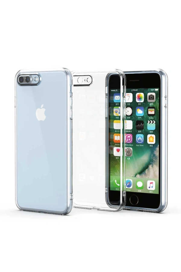 Apple iPhone 8 Plus Kılıf Zore Fizy Kapak