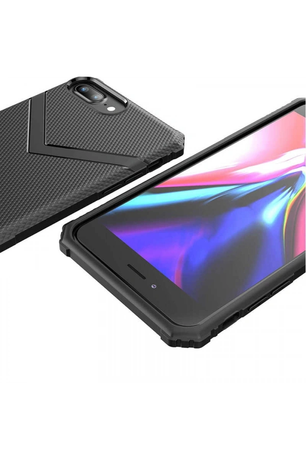 Apple iPhone 8 Plus Kılıf Zore Hank Silikon