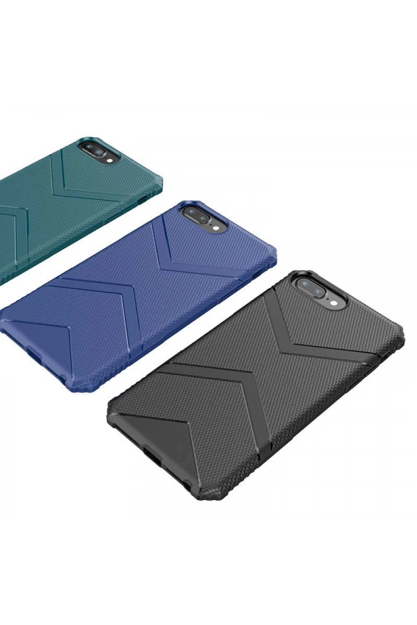 Apple iPhone 8 Plus Kılıf Zore Hank Silikon