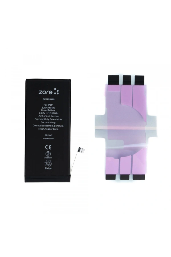 Apple iPhone 8 Plus Zore Panter Serisi Batarya