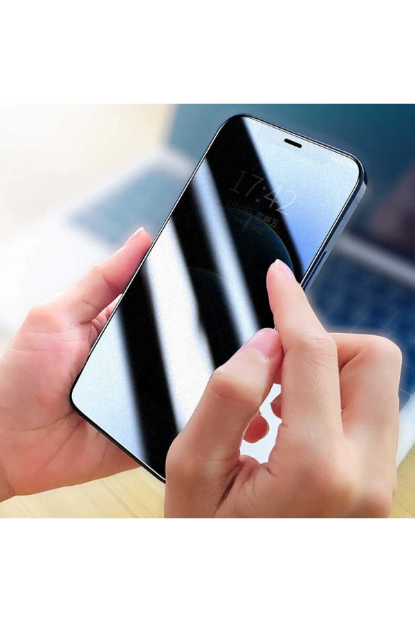 Apple iPhone 8 Plus Zore Rika Premium Privacy Temperli Cam Ekran Koruyucu