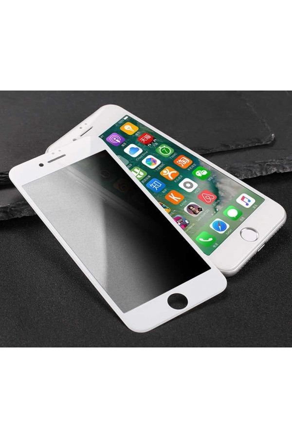 Apple iPhone 8 Zore Anti-Dust Mat Privacy Temperli Ekran Koruyucu