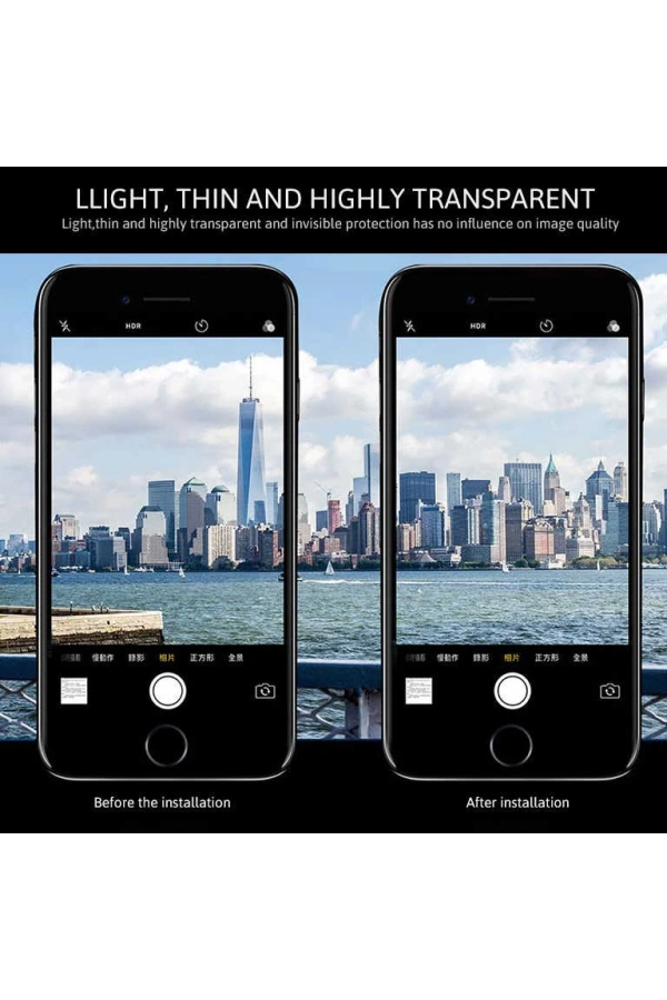 Apple iPhone 8 Zore Kamera Lens Koruyucu Cam Filmi