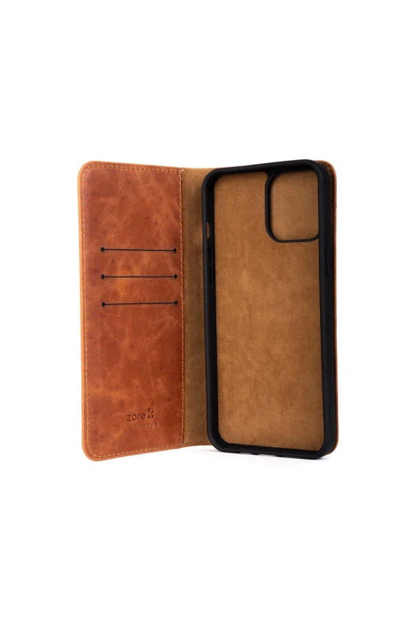 Apple iPhone SE 2020 Kılıf Zore Hakiki Deri Multi Cüzdan Kılıf