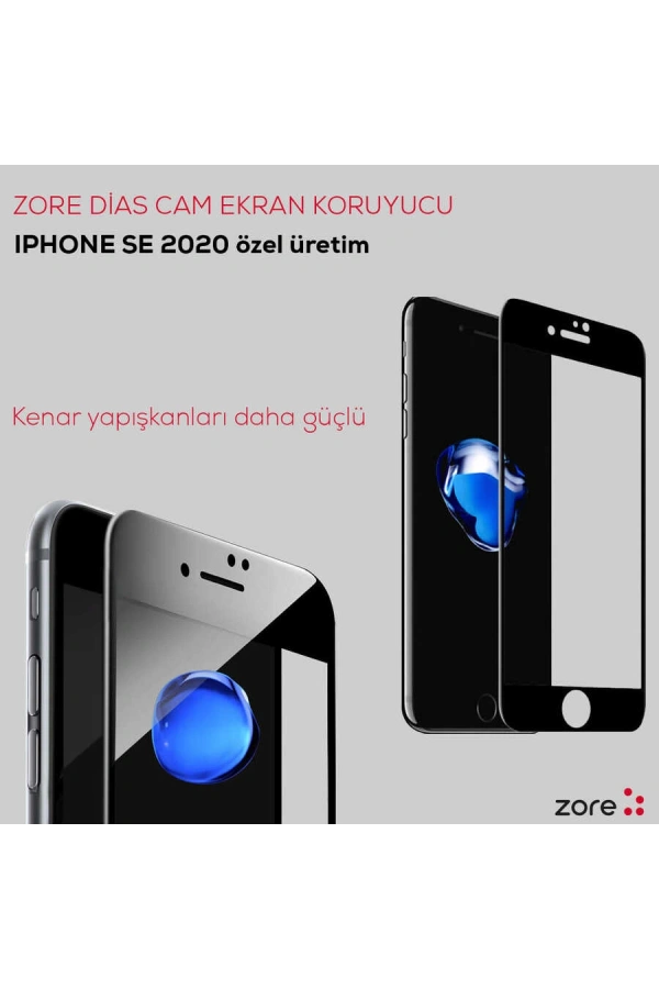 Apple iPhone SE 2020 Zore Dias Cam Ekran Koruyucu
