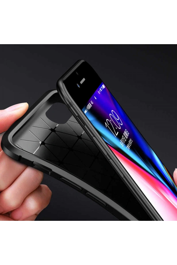 Apple iPhone SE 2022 Kılıf Zore Negro Silikon Kapak