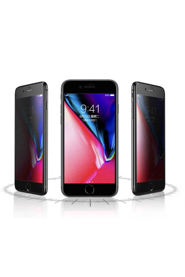 Apple iPhone SE 2022 Zore Anti-Dust Mat Privacy Temperli Ekran Koruyucu