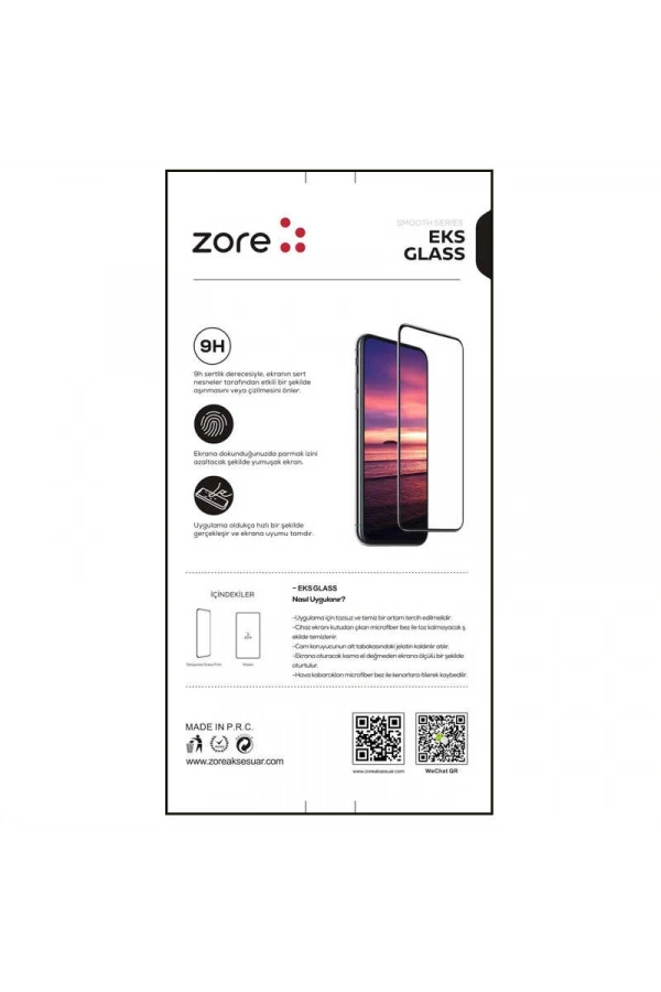 Apple iPhone SE 2022 Zore EKS Cam Ekran Koruyucu