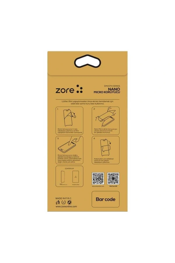 Apple iPhone SE 2022 Zore Nano Micro Temperli Ekran Koruyucu