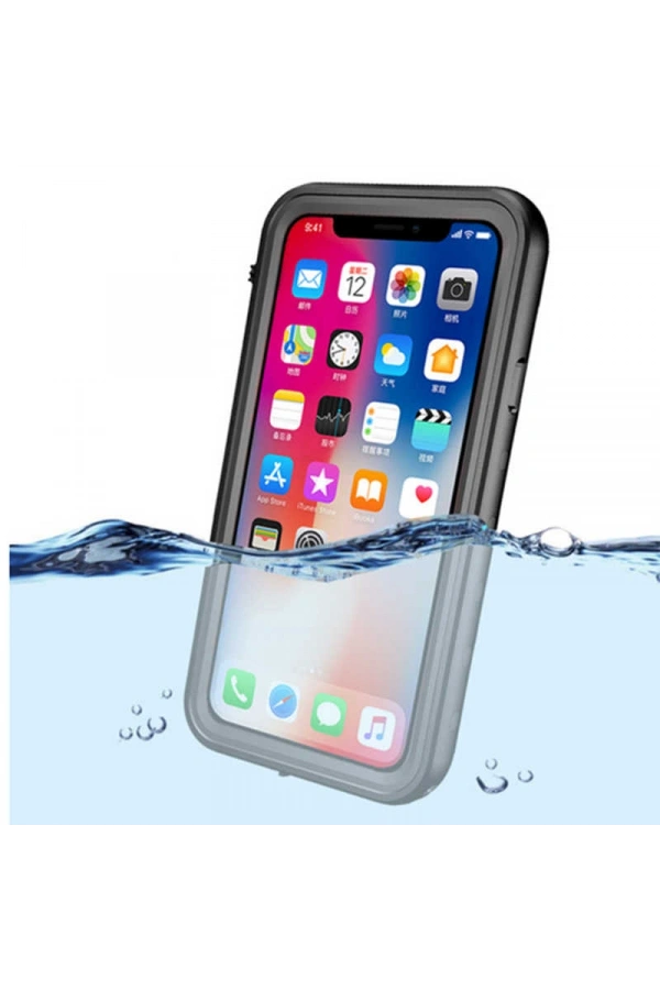 Apple iPhone X Kılıf 1-1 Su Geçirmez Kılıf
