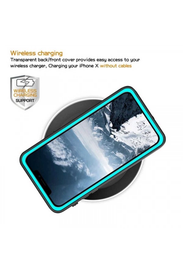 Apple iPhone X Kılıf 1-1 Su Geçirmez Kılıf