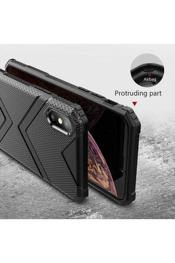 Apple iPhone X Kılıf Zore Hank Silikon