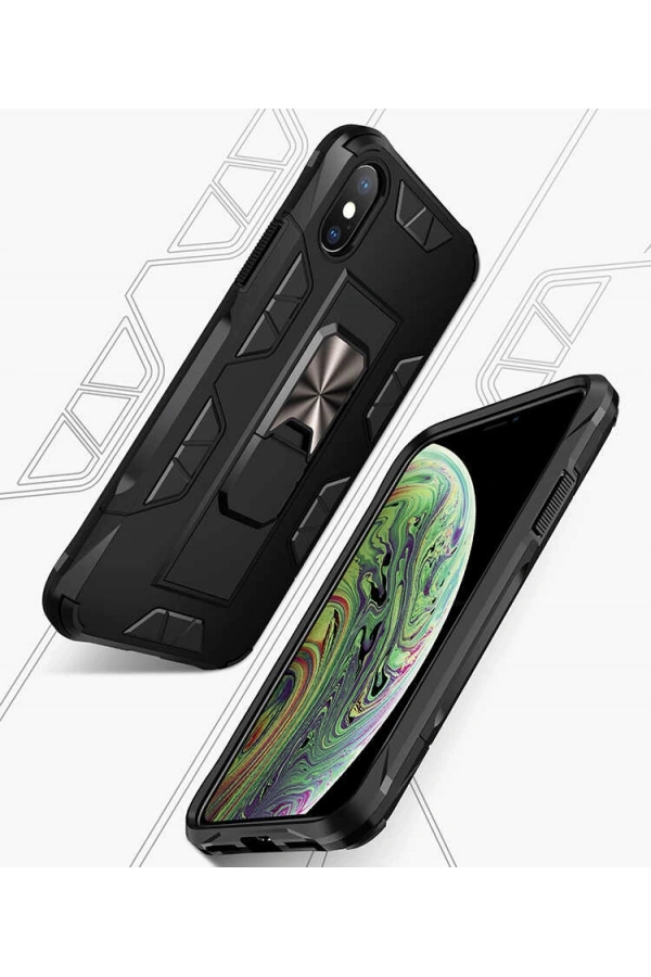 Apple iPhone X Kılıf Zore Volve Kapak