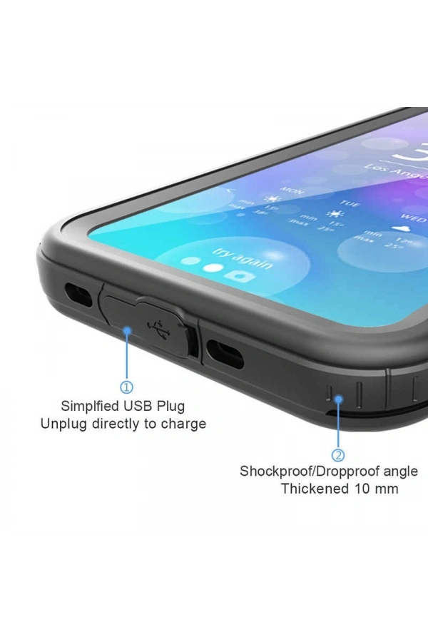 Apple iPhone XR 6.1 Kılıf Zore 1-1 Su Geçirmez Kılıf