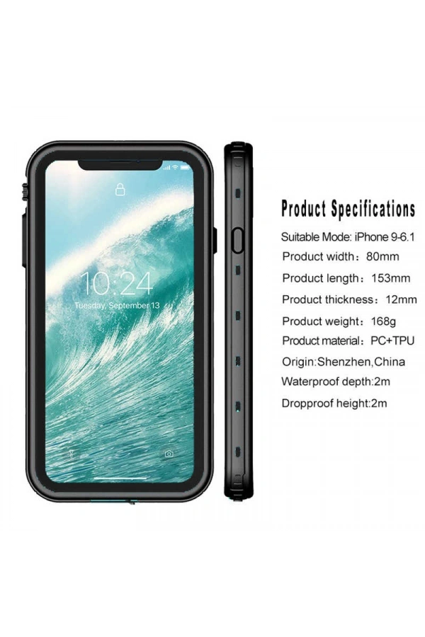 Apple iPhone XS 5.8 Kılıf Zore 1-1 Su Geçirmez Kılıf