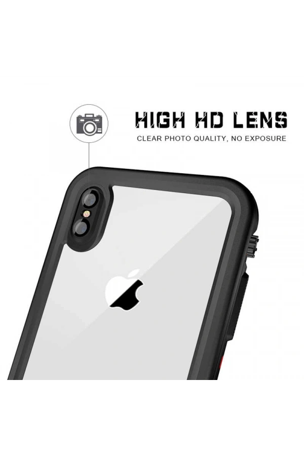 Apple iPhone XS 5.8 Kılıf Zore 1-1 Su Geçirmez Kılıf