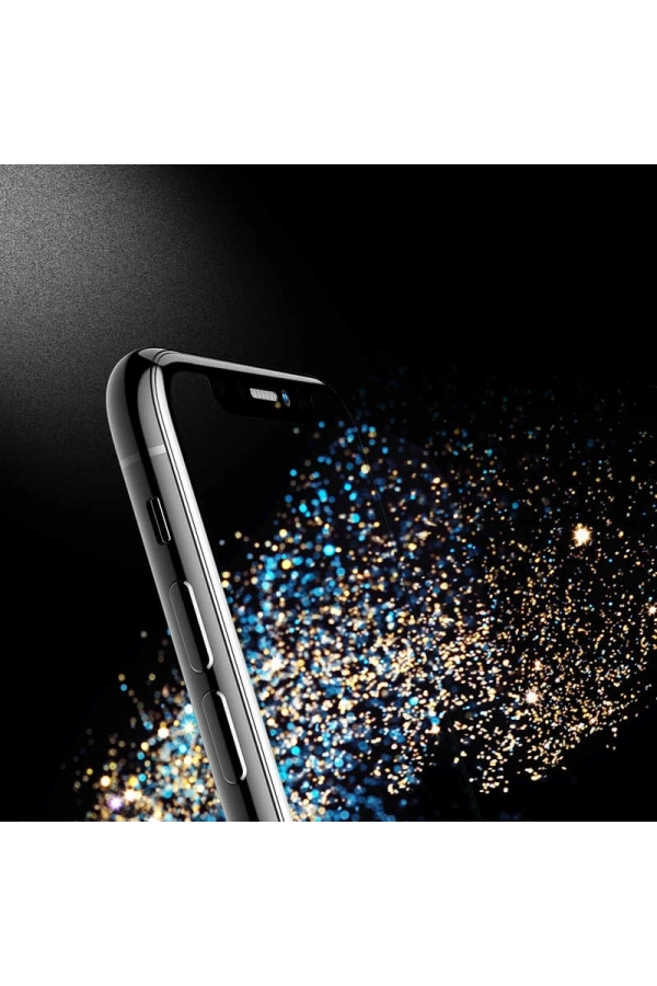 Apple iPhone XS 5.8 Zore Anti-Dust Mat Privacy Temperli Ekran Koruyucu